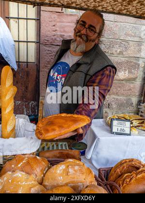 Fleischkuchen, Cabezón de la Sal, Region Saja-Nansa, Kantabrien, Spanien Stockfoto