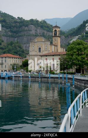 Marone, Lago d'Iseo, Lombardei, Italien, Europa Stockfoto