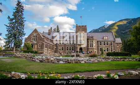 Banff National Park, Alberta, Kanada, Juni 7,2024. Hauptblick auf das berühmte Reiseziel, Banff National Park, Downtown Gegend Stockfoto