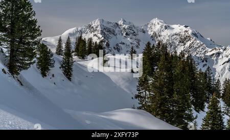 Hochtannberg Pass, Körbersee, Kalbelesee Stockfoto