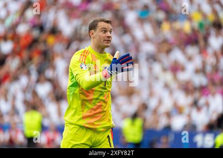 Manuel neuer (Deutschland #01) DE, Spanien (ESP) vs. Deutschland (DE), Fussball Europameisterschaft, UEFA EURO 2024, Viertelfinale, 05.07.24, Foto: Eibner-Pressefoto/Wolfgang Frank Stockfoto