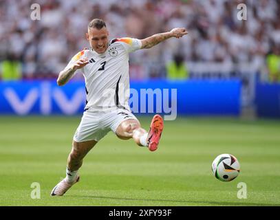 David Raum während der UEFA Euro 2024, Viertelfinalspiel in der Stuttgart Arena in Stuttgart. Bilddatum: Freitag, 5. Juli 2024. Stockfoto