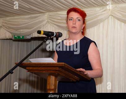 BILDER ABLEGEN. Juli 2024. Die Labour-Parlamentsabgeordnete Louise Haigh kehrt als Sheffield Heeley-Parlamentsabgeordnete nach der Parlamentswahl gestern zurück. Sie wurde heute zur neuen Verkehrsministerin im Kabinett von Keir Starmer ernannt. Westminster, London, Großbritannien. Juli 2019. Louise Haigh nahm an einer Parlamentarischen Veranstaltung im House of Lords in Westminster, London Teil. Kredit: Maureen McLean/Alamy Stockfoto