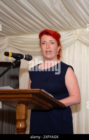 BILDER ABLEGEN. Juli 2024. Die Labour-Parlamentsabgeordnete Louise Haigh kehrt als Sheffield Heeley-Parlamentsabgeordnete nach der Parlamentswahl gestern zurück. Sie wurde heute zur neuen Verkehrsministerin im Kabinett von Keir Starmer ernannt. Westminster, London, Großbritannien. Juli 2019. Louise Haigh nahm an einer Parlamentarischen Veranstaltung im House of Lords in Westminster, London Teil. Kredit: Maureen McLean/Alamy Stockfoto