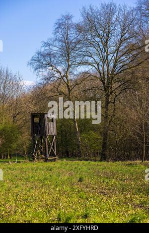 Hunters Hochsitz, ländliches Motiv Stockfoto