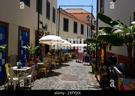 Altstadt von Camara de Lobos, Ilha de Madeira, Atlantik, Madeira Insel, Portugal Stockfoto