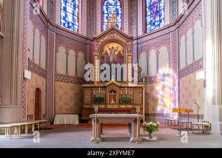 Altar der Kirche St. Peter und Paul in Lahr/Schwarzwald, Baden-Württemberg Stockfoto