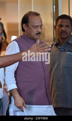 Mumbai, Indien. Juli 2024. MUMBAI, INDIEN - 5. JULI: DY cm Ajit Pawar, während der Monsunsitzung in Vidhan Bhavan am 5. Juli 2024 in Mumbai, Indien. (Foto: Anshuman Poyrekar/Hindustan Times/SIPA USA) Credit: SIPA USA/Alamy Live News Stockfoto