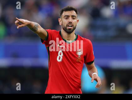 Hamburg, Deutschland. Juli 2024. Bruno Fernandes aus Portugal beim Viertelfinale der UEFA-Europameisterschaften im Volksparkstadion in Hamburg. Der Bildnachweis sollte lauten: Paul Terry/Sportimage Credit: Sportimage Ltd/Alamy Live News Stockfoto