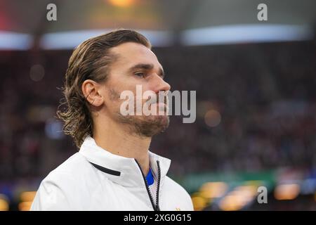 Hamburg, Deutschland. Juli 2024. Antoine Griezmann aus Frankreich während des Viertelfinalspiels Portugal gegen Frankreich zur UEFA Euro 2024 im Volksparkstadion Hamburg am 5. Juli 2024. (Foto: Dimitrije Vasiljevic) Credit: Dimitrije Vasiljevic/Alamy Live News Stockfoto