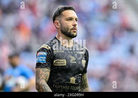 Wigan, Großbritannien. Juli 2024. Gareth O'Brien von Leigh Leopards während des Spiels Wigan Warriors vs Leigh Leopards im DW Stadium, Wigan, Vereinigtes Königreich, 5. Juli 2024 (Foto: Cody Froggatt/News Images) in Wigan, Vereinigtes Königreich am 5. Juli 2024. (Foto: Cody Froggatt/News Images/SIPA USA) Credit: SIPA USA/Alamy Live News Stockfoto