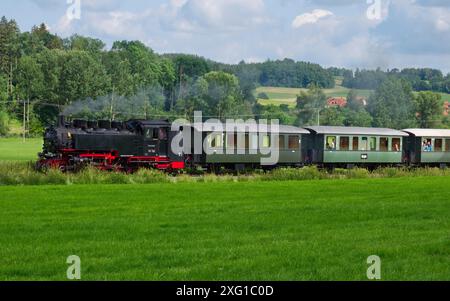 Museum Schmalspurbahn Oechsle bei Ochsenhausen Baden-Württemberg, Deutschland Stockfoto