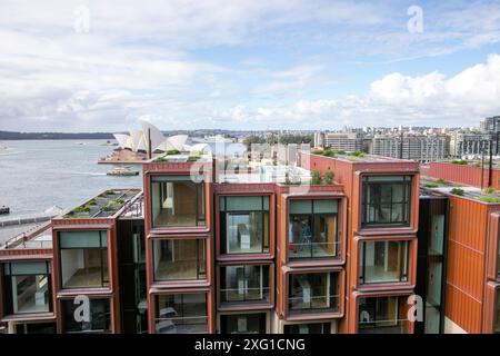 Das Sirius Building in The Rocks Area von Sydney, modernisiert und renoviert von Privateigentümern JDH Capital und jetzt Marketing for Sale, Sydney, NSW Stockfoto