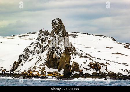 Geologische Formationen rund um Livingston Island, Antarktische Halbinsel, Samstag, 18. November 2023.Foto: David Rowland / One-Image.com Stockfoto