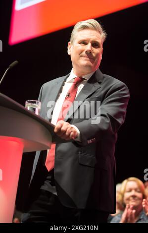 Keir Starmer auf der Jahrestagung der Labour Party Stockfoto