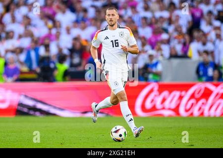 Stuttgart, Deutschland. Juli 2024. Fußball: Europameisterschaft, Spanien - Deutschland, Endrunde, Viertelfinale, Stuttgart Arena, in Aktion. Quelle: Tom Weller/dpa/Alamy Live News Stockfoto