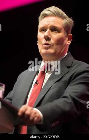 Keir Starmer auf der Jahrestagung der Labour Party Stockfoto