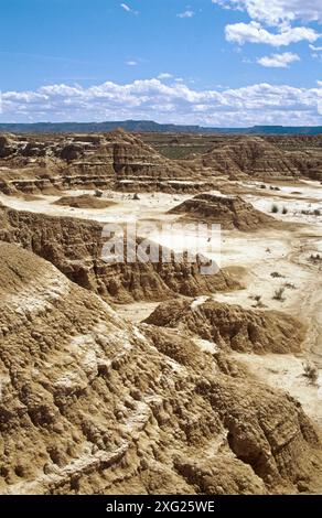 Las Bardenas Reales. Navarra. Spanien Stockfoto
