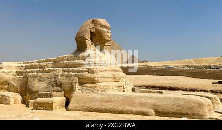 Die Sphinx von gizeh, ägypten Stockfoto