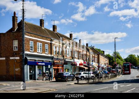 The Broadway, Stanmore, Borough of Harrow, London, England, GROSSBRITANNIEN Stockfoto