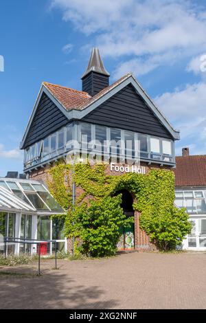 Blick auf die Food Hall im RHS Wisley Garden, Surrey, England, Großbritannien Stockfoto