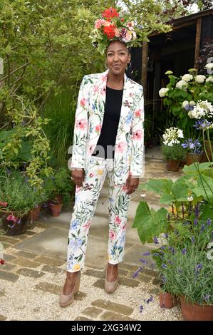 1. Juli 2024. East Molesey, Surrey, Großbritannien. Angellica Bell beim RHS Hampton Court Palace Garden Festival 2024. Sue Andrews/Alamy. Stockfoto