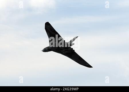 Vulcan XH558 auf der Wales National Airshow, 2015, Swansea Bay. Stockfoto