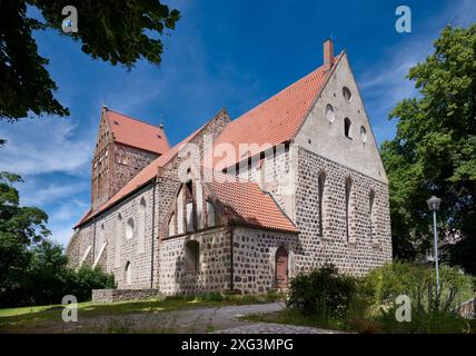 Kirche St. Johannes in Lychen, Uckermark, Brandenburg, Deutschland, Europa Stockfoto