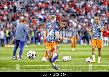 BERLIN, 06.07.2024, Olympiastadion , Fußball-Europameisterschaft Euro2024, Viertelfinalspiel Nr. 47 zwischen den Niederlanden und Turkiye . Cody Gakpo Stockfoto