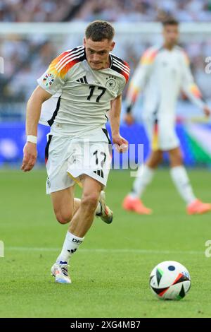 Stuttgart, Deutschland. Juli 2024. Stuttgart, 5. Juli 2024: Florian Wirtz (17 Deutschland) beim Viertelfinalspiel der UEFA EURO 2024 zwischen Spanien und Deutschland in der Stuttgart Arena. (Sven Beyrich/SPP) Credit: SPP Sport Press Photo. /Alamy Live News Stockfoto