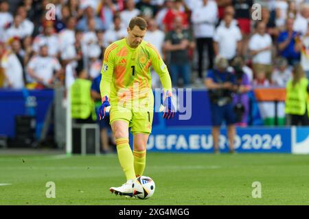 Stuttgart, Deutschland. Juli 2024. Stuttgart, 5. Juli 2024: Torhüter Manuel neuer beim Viertelfinalspiel der UEFA EURO 2024 zwischen Spanien und Deutschland in der Stuttgart Arena. (Sven Beyrich/SPP) Credit: SPP Sport Press Photo. /Alamy Live News Stockfoto