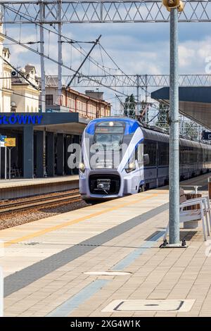 4. Juli 2024 Lublin Polen. Bahnhof an einem sonnigen Sommertag. Stockfoto