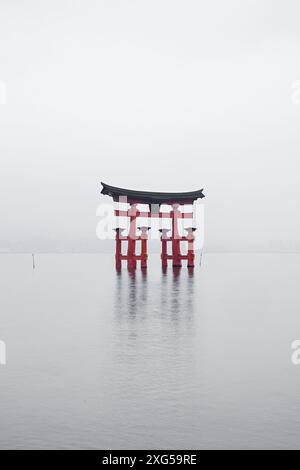 Torri-Schrein, Itsukushima, Miyajima Stockfoto