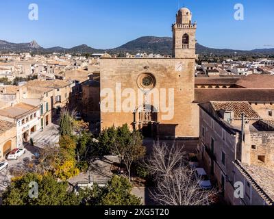 Kirche und Kreuzgang St. Bonaventure, 17. Jahrhundert, Llucmajor, Mallorca, Balearen, Spanien Stockfoto