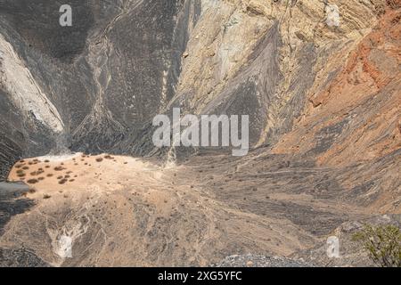 Ubehebe-Krater im Death Valley-Nationalpark Stockfoto