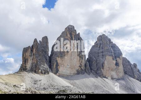 Tre Cime de Lavaredo in Italien Stockfoto