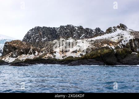 Point Wild, Elephant Island, Antarktis, Donnerstag, 23. November, 2023. Foto: David Rowland / One-Image.com Stockfoto