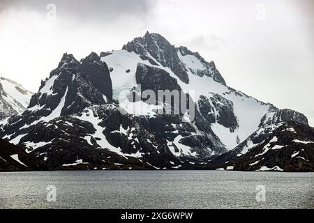 Drygalski Fjord, Südgeorgien, Sonntag, 26. November 2023. Foto: David Rowland / One-Image.com Stockfoto