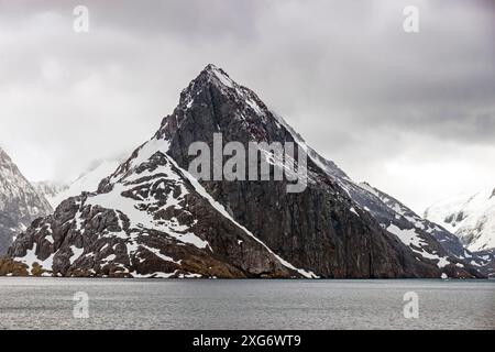 Drygalski Fjord, Südgeorgien, Sonntag, 26. November 2023. Foto: David Rowland / One-Image.com Stockfoto