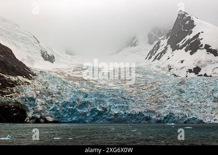 Drygalski Fjord, Südgeorgien, Sonntag, 26. November 2023. Foto: David Rowland / One-Image.com Stockfoto