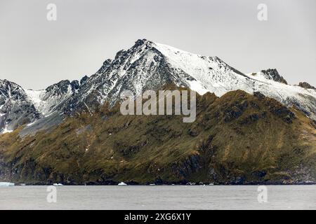 Drygalski Fjord, Südgeorgien, Sonntag, 26. November 2023. Foto: David Rowland / One-Image.com Stockfoto