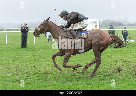 Wincanton Races, Sechstes Rennen, 8. Januar 2022 Stockfoto