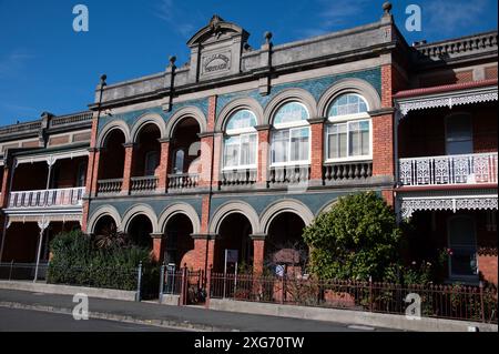 Justizbehörde der Gemeinschaft für Korrekturen in Cameron Street, Launceston, Tasmanien, Australien. Es ist in viktorianischer Architektur mit aufwendigen W Stockfoto