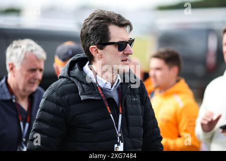 Silverstone, Royaume Univ. Juli 2024. KOSINSKI Josef (USA), Filmregisseur des Apex F1-Films von Apple Studios/Bruckheimer Films, Porträt während des Formel 1 Qatar Airways British Grand Prix 2024, 12. Runde der Formel-1-Weltmeisterschaft 2024 vom 5. Bis 7. Juli 2024 auf dem Silverstone Circuit in Silverstone, Vereinigtes Königreich - Foto Xavi Bonilla/DPPI Credit: DPPI Media/Alamy Live News Stockfoto