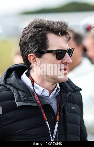 KOSINSKI Josef (USA), Filmregisseur des Apex F1-Films von Apple Studios / Bruckheimer Films, Porträt während des Formel 1 Qatar Airways British Grand Prix 2024, 12. Runde der Formel 1-Weltmeisterschaft 2024 vom 5. Bis 7. Juli 2024 auf dem Silverstone Circuit in Silverstone, Großbritannien Stockfoto