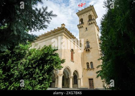 Gori, Georgien - 3. Juli 2024: Das Joseph Stalin Museum, das dem Leben von Joseph Stalin gewidmet ist, befindet sich in Gori, Georgien. Stockfoto