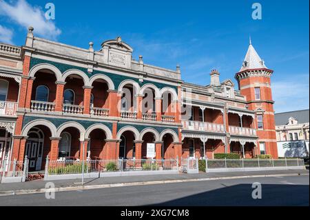 Justizbehörde der Gemeinschaft für Korrekturen in Cameron Street, Launceston, Tasmanien, Australien. Es ist in viktorianischer Architektur mit aufwendigen W Stockfoto