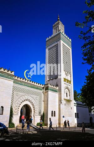 FRANKREICH. PARIS (75) GRANDE MOSQUEE (GROSSE MOSCHEE) VON PARIS Stockfoto