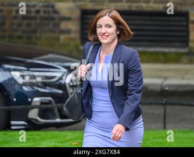 Bridget Phillipson Abgeordneter - Secretary of State for Education - in Downing Street als neuer Premierminister ernennt Sir Keir Starmer sein erstes Kabinett, das da Stockfoto