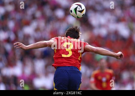 Robin Le Normand aus Spanien im Viertelfinale der UEFA Euro 2024 zwischen Spanien und Deutschland. Stockfoto